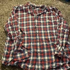 Chaps XXL plaid button down